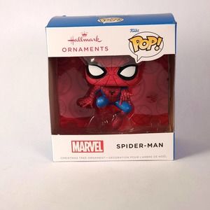 Hallmark Marvel Spider-Man Funko POP! Christmas Tree Ornament Brand New in‎ Box